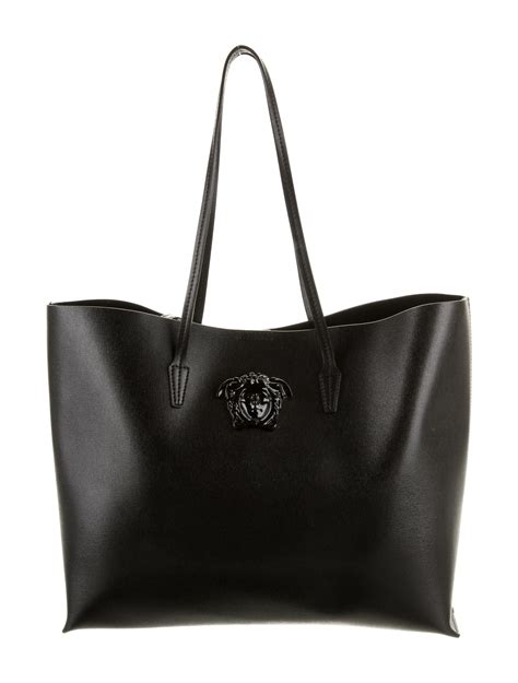 versace saffiano leather tote bag|Versace Collection Saffiano Leather Tote .